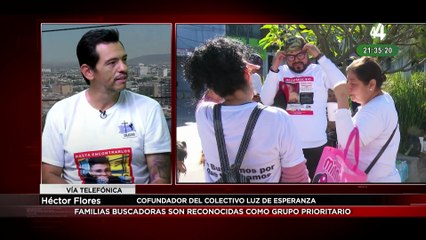 Familias buscadoras son reconocidas como grupo prioritario