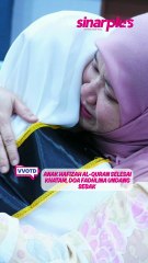 'Moga kalimah ALLAH ini kekal sepanjang hayat Maryam.' Anak hafizah al-Quran selesai khatam, doa Fadhlina undang sebak