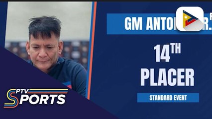 GM Joey Antonio Jr. naibulsa ang gold sa Blitz Event ng 33rd FIDE World Senior Chess Championships.