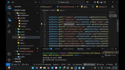 📖 Today’s Class: Building Complete Admin — Add Product (Frontend + Backend) 📅 Skillwaala’s Free Full Stack Web Development Course