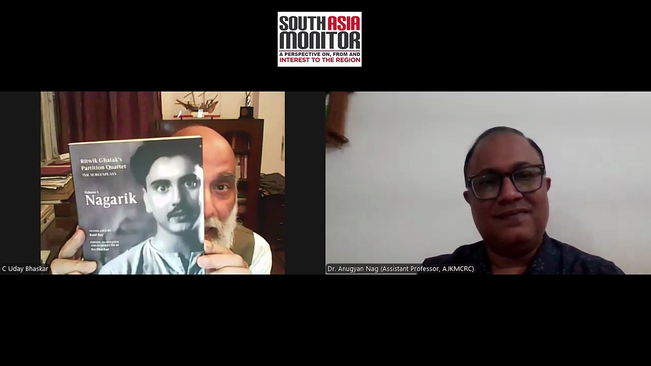 Dr Anugyan Nag, who teaches Film, Media and Cultural Studies at Jamia Millia Islamia, New Delhi, speaks with C Uday Bhaskar on legendary Indian filmmaker Ritwik Gatak whose birth centenary is on Nov 4 | SAM Conversation