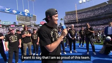 'Three-peat' already on Dodgers' minds at 2025 World Series celebration