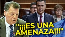 Alfonso Rojo en el Parlamento Europeo clamando por la prensa libre que quiere acallar Pedro Sánchez