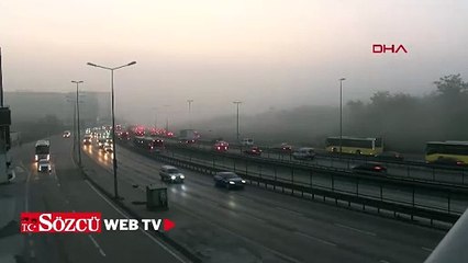 İstanbul'da sis etkili oluyor