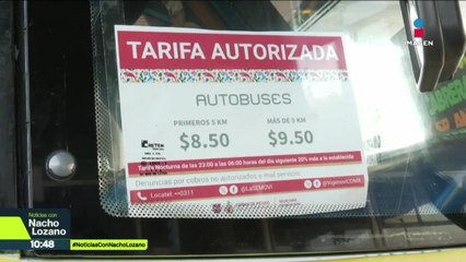 El pasaje en las combis, camiones y microbuses de CDMX subió 1.50 pesos
