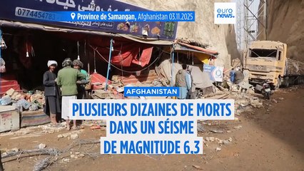 Afghanistan : un séisme de magnitude 6,3 fait plusieurs dizaines de victimes