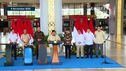 [FULL] Prabowo Resmikan Stasiun Tanah Abang Baru: Kereta Kita Tak Kalah dengan Negara Lain!