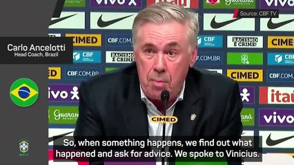 'I am not his father or his brother' - Ancelotti on Vinicius' Real Madrid drama