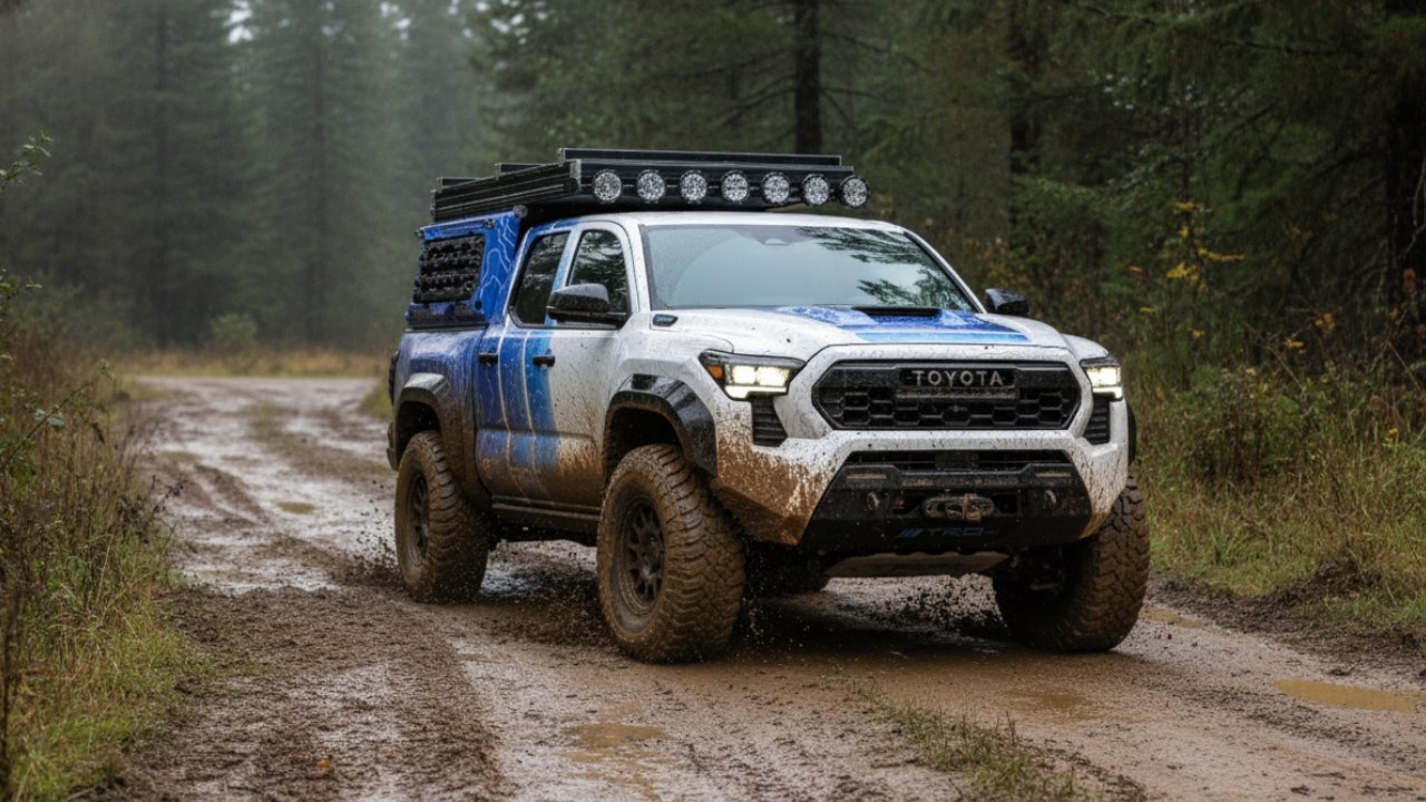 SEMA 2025: Toyota zeigt wasserstoffbetriebenen Tacoma H2-Overlander mit krasser Offroad-Technik