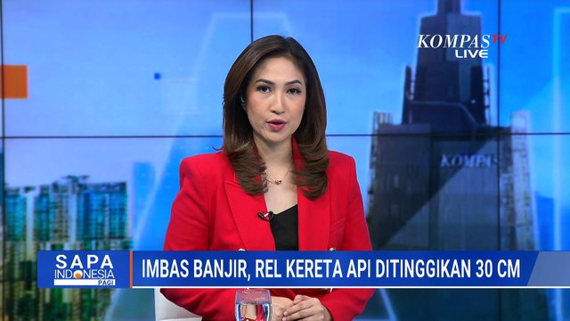 Rel Kereta Kaligawe Semarang Ditinggikan 30 cm Pasca Terendam Banjir
