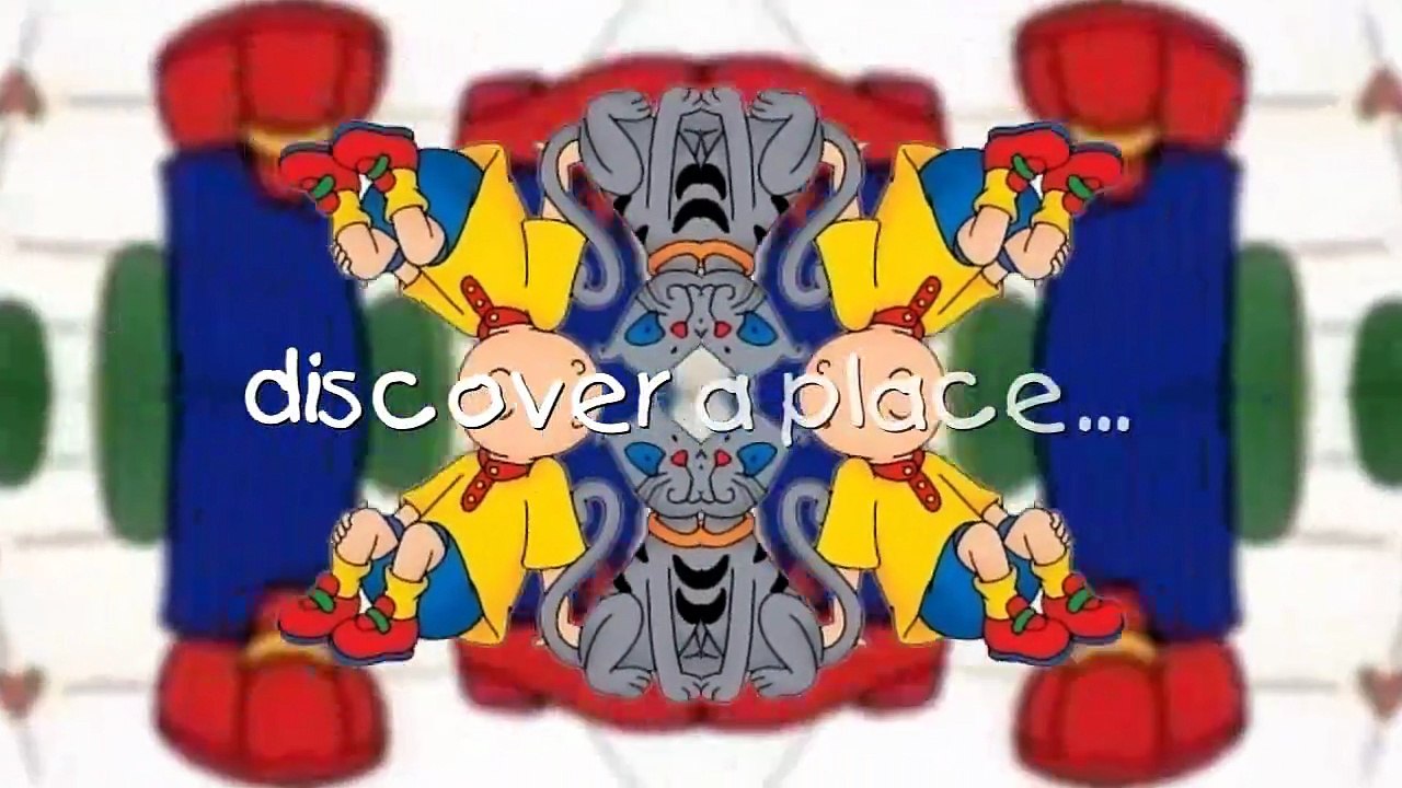 Cartoonito Plus/CER Two Alternate - Caillou kaleidoscope promo (new variant)