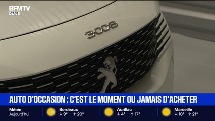 Le prix des voitures d'occasion en recul