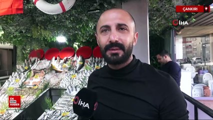 Denizi olmayan Çankırı’da 100 liraya satılan hamsi yüz güldürdü