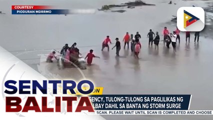 Iba’t ibang gov’t agency, tulong-tulong sa paglilikas ng mga residente sa Albay dahil sa banta ng storm surge | ulat ni Garry Carillo - Radyo Pilipinas