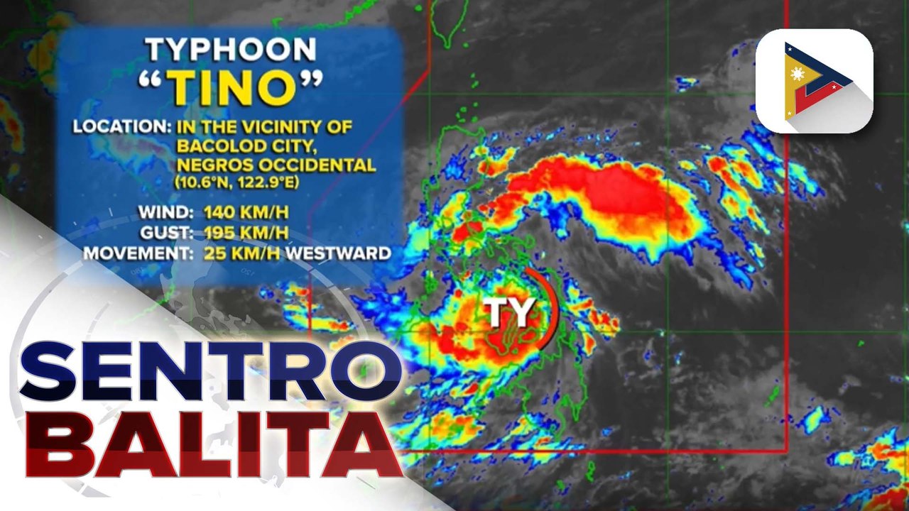 Bagyong #TinoPH, nag-landfall sa ika-apat na pagkakataon sa San Lorenzo, Guimaras; Isa pang bagyo sa labas ng PAR, binabantayan