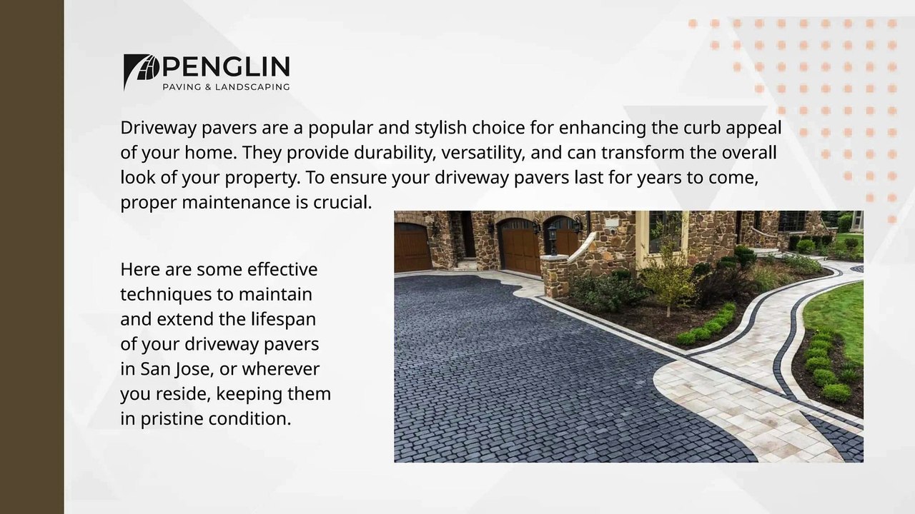 How to Maintain and Extend the Lifespan of Your Driveway Pavers?