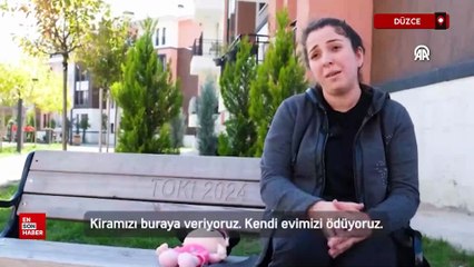 Murat Kurum, Düzce’de TOKİ’den ev sahibi olan vatandaşları paylaştı