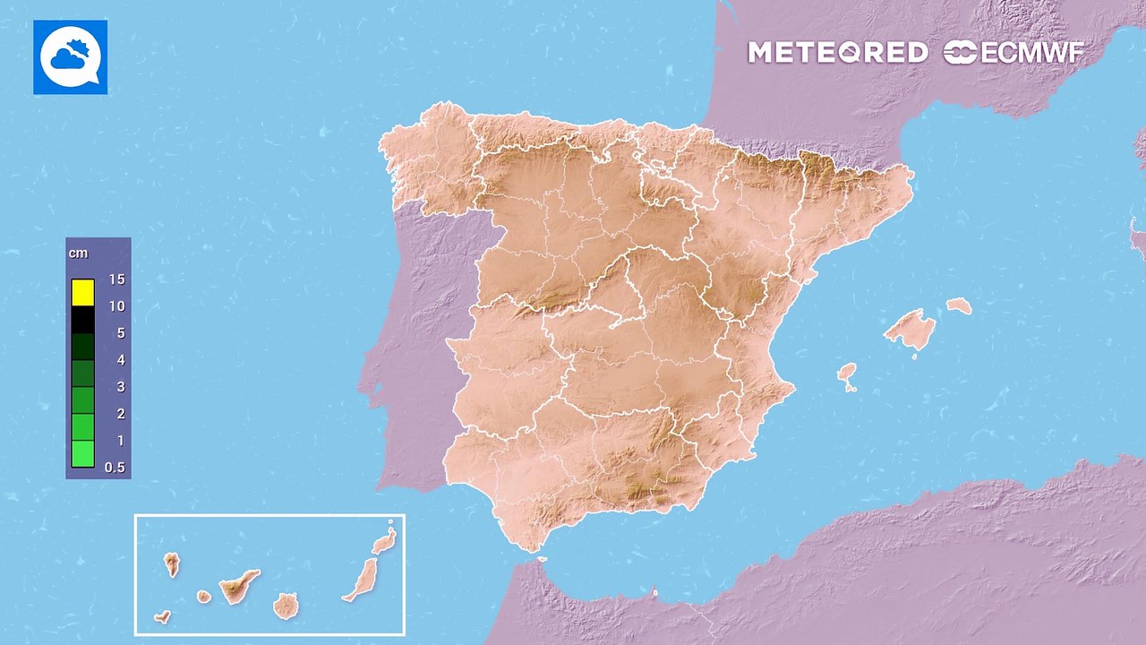 La parte fría postfrontal de la vaguada traerá las primeras nevadas