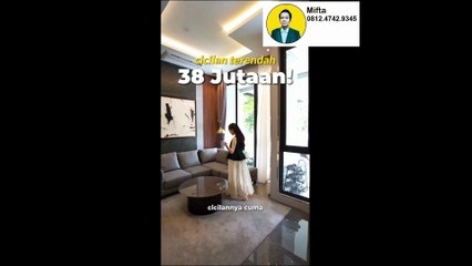 P63. Dijual Rumah Baru 3 Lantai dengan Lift - Metland Menteng White Rose Golden Rod Premium Residence Jakarta Luxury House Cakung Jakarta Timur
