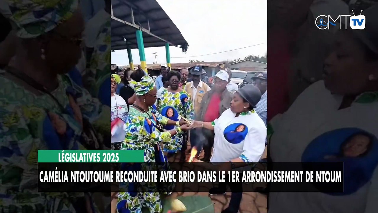 [#Reportage] Législatives 2025 : Camélia Ntoutoume reconduite avec brio dans le 1er arrondissement de Ntoum