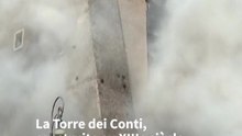 Une tour médiévale s'effondre à Rome