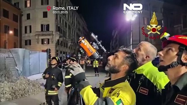 Muere el trabajador rescatado tras el derrumbe de la Torre dei Conti en Roma