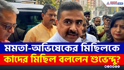 'ওটা জামাতিদের মিছিল' মমতা-অভিষেকের মিছিল নিয়ে মন্তব্য শুভেন্দুর