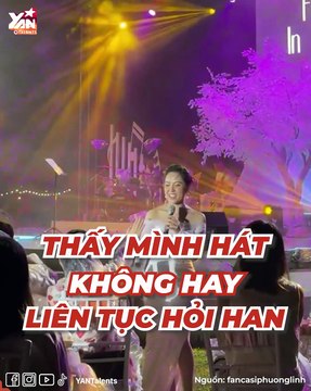 Phương Linh liên tục hỏi thăm cô chú lớn tuổi khi đi show