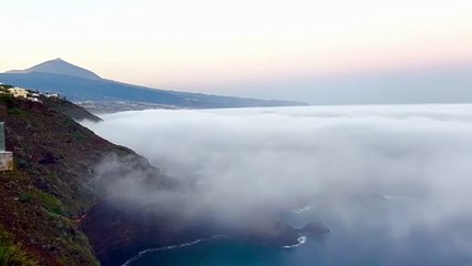El norte de Tenerife amanece con un espectacular mar de nubes