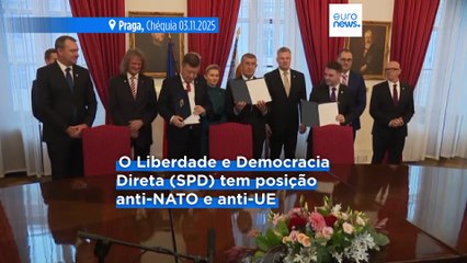 Andrej Babiš, vencedor das eleições checas, assina acordo de coligação com partidos de direita