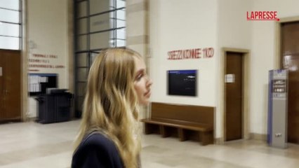 Milano, Chiara Ferragni in tribunale per il Pandoro gate