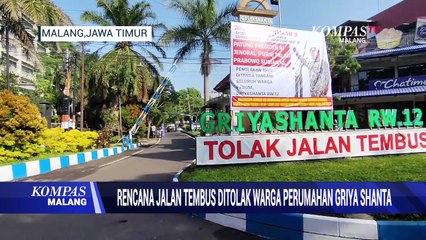 Rencana Jalan Tembus Sukarno Hatta Ditolak Warga Griya Shanta