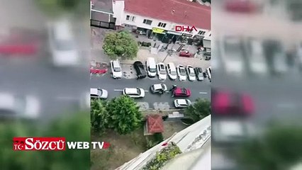 Beylikdüzü'nde kadın sürücülerin yol kavgası kamerada