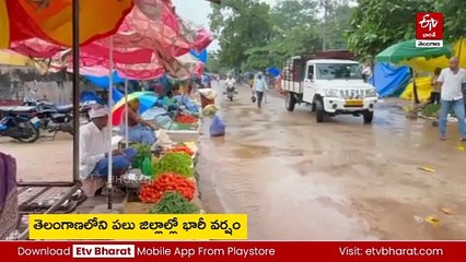 ఉమ్మడి వరంగల్​ జిల్లాలో దంచికొట్టిన వాన - నేడు, రేపు పలు జిల్లాలకు వర్ష సూచన