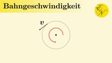 Bahngeschwindigkeit