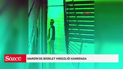 Mardin’de bisiklet hırsızlığı kamerada