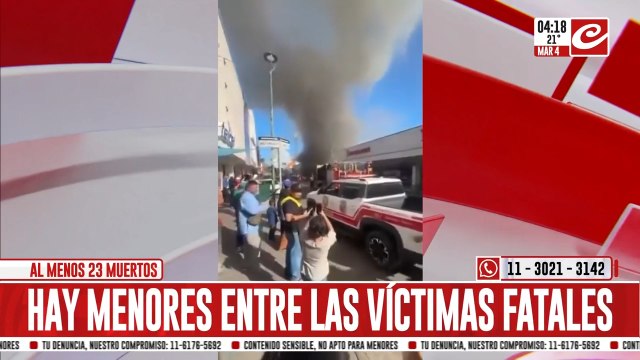 Explosión en supermercado deja decenas de personas muertas