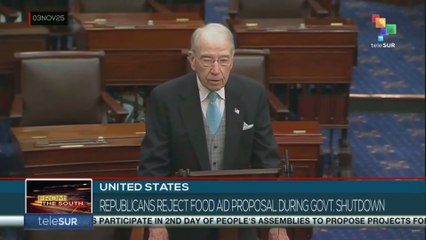 U. S l Republicans rejects a proposal for food aid to address the hunger crisis