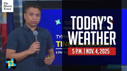 Weather Update for November 4, 2025 at 5 PM ☀️