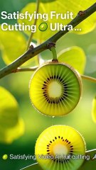 Satisfying Kiwi Cutting 🥝 | Ultra Relaxing Fruit ASMR