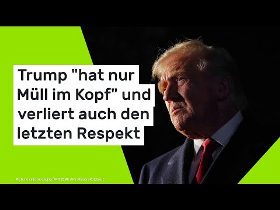 Präsidenten-Vertrauter zieht Bilanz: Trump 'hat nur Müll im Kopf' und verliert den letzten Respekt