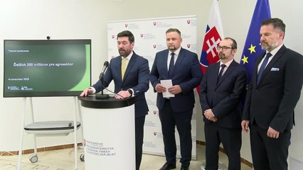 TK ministra pôdohospodárstva R. Takáča - agrosektor