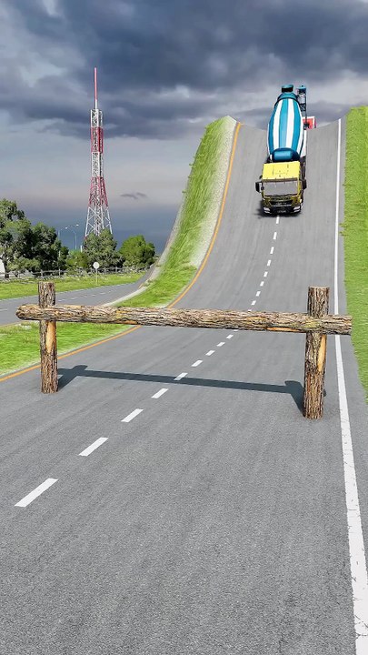 Realistic BeamNG Drive car crash physics. Watch in