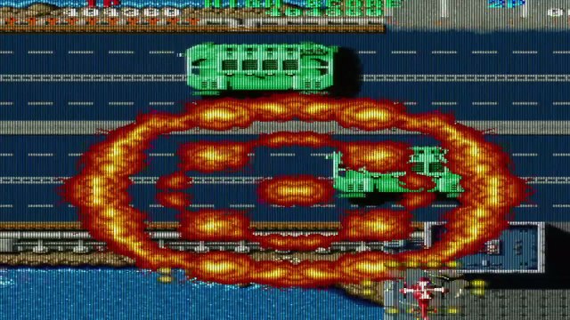 Twin Cobra 1987 (Arcade) Gameplay