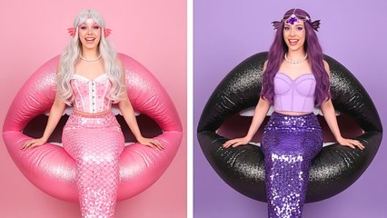 SIRÈNE ROSE contre SIRÈNE NOIRE ✨ Transformation de Sirène Envoûtante