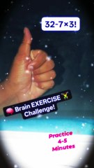 👿Powerful🧠Brain🧠🙇Exercise💪🏼🏋🏼Challenge💥💥