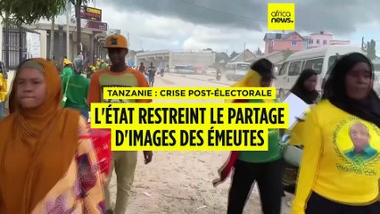 Crise post-électorale en Tanzanie : l'état restreint le partage d'images des émeutes