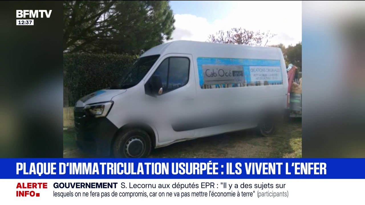 Une douzaine de contraventions en attente, des prélèvements pour impayés...comme de nombreux Français, ce couple a été victime d'usurpation de plaque d'immatriculation