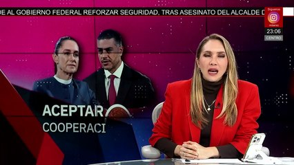 Claudia Sheinbaum condena el asesinato del alcalde Carlos Manzo y rechaza versión sobre su escolta