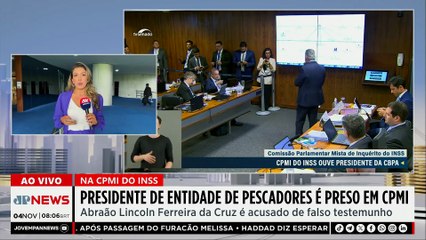 Presidente de entidade de pescadores é preso por falso testemunho na CPMI do INSS